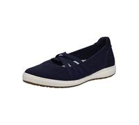 Josef Seibel Damen Klassische Ballerinas Caren.67,Weite G (Normal),Wechselfußbett,Ballerina-Schuhe,Ballett-Schuhe,Indigo,38 EU