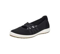 Josef Seibel Damen Klassische Ballerinas Caren 67,Weite G (Normal),Wechselfußbett,Halbschuhe,Sommerschuhe,Slipper,flach,schwarz,36 EU