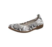 Josef Seibel Damen Klassische Ballerinas Fenja 01,Weite G (Normal),Ballerina-Schuhe,Ballet-Flats,flach,Abendschuhe,Weiss-schwarz,38 EU