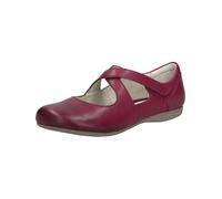 Riemchenballerina JOSEF SEIBEL "Fiona 72", Damen, Gr. 37, lila (beerenfarben), Leder, Schuhe Riemchenballerina, Spangenschuh, Halbschuh, Festtagsschuh mit Klettverschluss (95849523-37) beerenfarben