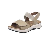 Josef Seibel Damen Klassische Sandalen Estelle.13,Weite G (Normal),Wechselfußbett,offene Schuhe,Strandschuhe,Sandaletten,beige,38 EU