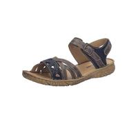 Josef Seibel Damen Klassische Sandalen Ivy.08,Weite G (Normal),Sommerschuhe,Freizeitschuhe,offene Schuhe,Indigo-Kombi,41 EU
