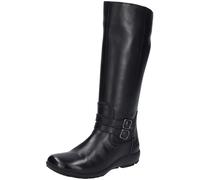 Josef Seibel Damen Klassische Stiefel Charlotte 10,Weite G (Normal),uebergangsschuhe,lederstiefel,langschaftstiefel,schwarz,38 EU