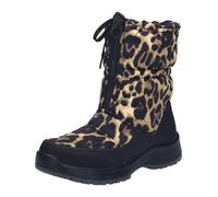 Josef Seibel Damenstiefel Colorado 58 – Weite G, Wechselfußbett, wasserdicht – Schwarz/Leo 42