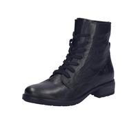 Schnürstiefelette JOSEF SEIBEL "Kate 17", Damen, Gr. 40, schwarz, Leder, casual, Schuhe, Stiefelette, Boots, Kurzstiefel mit modischem Blockabsatz (37040301-40) schwarz