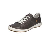 Josef Seibel Damen Low-Top Sneaker Caren 01,Weite G (Normal),Wechselfußbett,Freizeitschuhe,Turnschuhe,Laufschuhe,schnürer,grau,42 EU