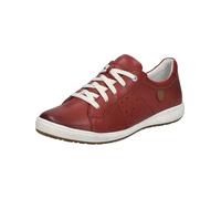 Josef Seibel Damen Low-Top Sneaker Caren 01,Weite G (Normal),Wechselfußbett,schnürer,Business,Freizeit,Halbschuhe,Hibiscus,39 EU