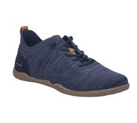 Barfußschuh JOSEF SEIBEL "Cassandra 08", Gr. 38, nachtblau, Leder, Textil, meliert, Schuhe Barfußschuh, Bequemschuh, Slip On-Sneaker in Komfortweite G (=weit) (53113833-38) nachtblau