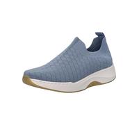 Josef Seibel Damen Sneaker Elli.11 – Weite G, Wechselfußbett, mit Strass – Slate Blue 37 EU