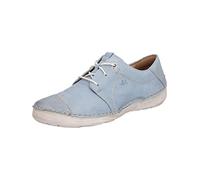 Josef Seibel Damen Low-Top Sneaker Fergey 20,Weite G (Normal),Wechselfußbett,Strassenschuhe,Sportschuhe,Blau (SkyBlue-Kombi),42 EU