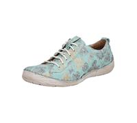 Josef Seibel Damen Low-Top Sneaker Fergey 56,Weite G (Normal),Wechselfußbett,schnürer,Halbschuhe,straßenschuhe,Grün (Mint-Multi),40 EU