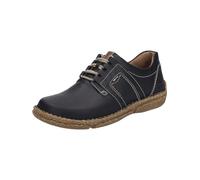 Josef Seibel Damen Low-Top Sneaker Neele 44,Weite G (Normal),Wechselfußbett,schnürer,Halbschuhe,straßenschuhe,schwarz-Kombi,42 EU