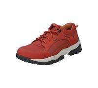 Josef Seibel Damen Low-Top Sneaker Philippa 53,Weite G (Normal),Wechselfußbett,wasserdicht,Plateausohle,Halbschuhe,rot-Kombi,37 EU
