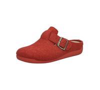 Josef Seibel Damen Pantoffeln Cara.01,Weite G (Normal),Wechselfußbett,schlapfen,drinnen,Indoor,daheim,zuhause,bequem,Slides,rot,41 EU