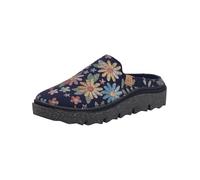 Josef Seibel Damen Pantoffeln Carmaux.01,Weite G (Normal),Wechselfußbett,Schlupfschuhe,schluepfschuhe,Slip-ons,Ocean-Multi,36 EU