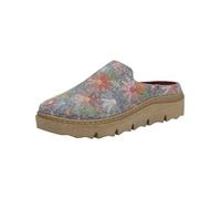 Hausschuh grau-multi - Gr. - 37