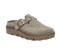 Josef Seibel Damen Pantoffeln Carmaux.05,Weite G (Normal),Wechselfußbett,Home-Slipper,House-Slipper,schlapfen,drinnen,Taupe,42 EU