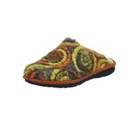 Josef Seibel Damen Pantoffeln Lille 09, Frauen Hausschuhe,Weite G (Normal),kuschelig warm,Winter,Schlupfschuhe,orange-Multi / PL239-842,36 EU