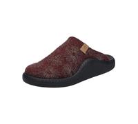 Josef Seibel Damen Pantoffeln Monaco D 04,Weite F 1/2 (Schmal),hausschlappen,hofschuh,pantine,treter,finken,Bordeaux-Kombi,42 EU