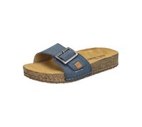 Josef Seibel Damen Pantoletten Hannah 06, Frauen Slipper,Weite G (Normal),Freizeitschuhe,Schlupfschuhe,schluepfschuhe,mules,azur,39 EU