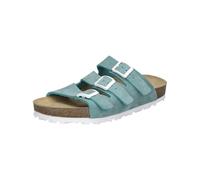 Josef Seibel Damen Pantoletten Hermine 05, Frauen Slipper,Weite G (Normal),Backless Slipper,Mules,Gartenschuhe,Mint-Kombi,44 EU