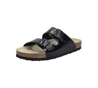 Josef Seibel Damen Pantoletten Hermine 06, Frauen Hausschuhe,Weite G (Normal),Slip-ons,Backless Slipper,Gartenschuhe,schwarz,38 EU