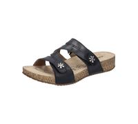 Pantolette JOSEF SEIBEL "Tonga 82" Gr. 38, schwarz Damen Schuhe Pantoletten mit kleinem Blütendetail (81453165-38)