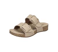 Josef Seibel Damen Plateausandalen Tonga 64, Frauen Sandalen,Weite G (Normal),Plateausandaletten,Dicke Sohle,bequem,beige,36 EU