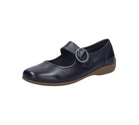 Josef Seibel Damen Riemchenballerinas Fenja 18, Frauen Flats,Weite G (Normal),Mary-Jane,Ballerinen,Pumps,Halbschuhe,flach,Indigo,42 EU