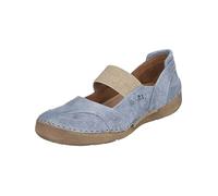 Josef Seibel Damen Riemchenballerinas Fergey 89,Weite G (Normal),Wechselfußbett,Slip-ons,spangenballerinas,Mary-Jane,Blau (Jeans),36 EU