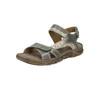 Josef Seibel Damen Riemchensandalen Brenda 03,Weite G (Normal),Freizeitschuhe,offene Schuhe,Strandschuhe,bequem,Schilf-Multi,39 EU