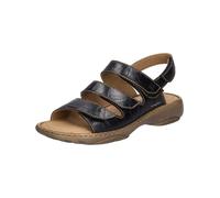 Josef Seibel Damen Riemchensandalen Debra 57, Frauen Sandalen,Weite G (Normal),Sommerschuhe,Freizeitschuhe,offene Schuhe,schwarz,37 EU