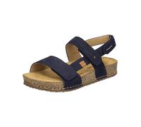 Sandale JOSEF SEIBEL "Hannah" Gr. 40, blau (dunkelblau) Damen Schuhe Sandalen mit praktischem Klettverschluss (23828238-40)