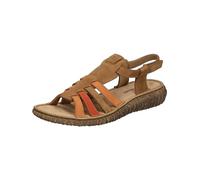 Josef Seibel Damen Riemchensandalen Ronja 07 – Weite G, offen, bequem – Castagne-Multi Gr. 40