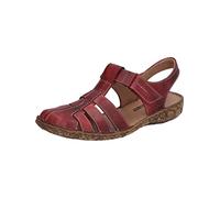 Josef Seibel Damen Riemchensandalen Rosalie 48,Weite G (Normal),Freizeitschuhe,offene Schuhe,Strandschuhe,Sandaletten,bequem,rot,45 EU