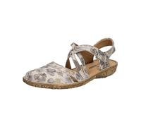 Josef Seibel Damen Riemchensandalen Rosalie 54,Weite G (Normal),Freizeitschuhe,offene Schuhe,Strandschuhe,bequem,Creme-Multi,41 EU