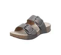 Josef Seibel Damen Riemchensandalen Tonga 64, Frauen Sandalen,Weite G (Normal),offene Schuhe,Strandschuhe,Sandaletten,Grau (anthrazit),38 EU