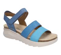 Sandale JOSEF SEIBEL "Celine 06, blau-multi", Damen, Gr. 42, blau (blau, multi), Obermaterial: 100% Rindsleder Leather cow., Schuhe Sandale (32716939-42) blau, multi