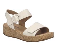 Josef Seibel Sandale Evita 05 Obermaterial 100% Rindsleder Damen Weite G Gr. 42 Creme
