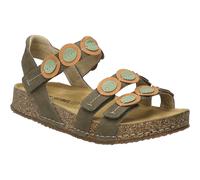 JOSEF SEIBEL Damen Sandale Hannah 13 in oliv-multi EU41