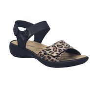 Sandale JOSEF SEIBEL "Ibiza 13, leopard-kombi", Damen, Gr. 38, beige (leopard, kombi), Obermaterial: 100% Rindsleder Leather cow., Schuhe Sandale (63078206-38) leopard, kombi