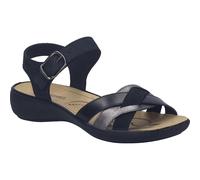 Sandale JOSEF SEIBEL "Ibiza 16, schwarz-kombi", Damen, Gr. 38, schwarz (schwarz, kombi), Obermaterial: 100% Rindsleder Leather cow., Schuhe Sandale (23658118-38) schwarz, kombi