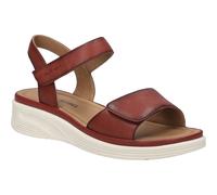 Sandale JOSEF SEIBEL "Sevran 01, hibiscus", Damen, Gr. 42, braun (hibiscus), Obermaterial: 100% Rindsleder Leather cow., Schuhe Sandale (75818926-42) hibiscus