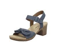 Josef Seibel Damen Sandaletten Grace 11, Frauen Sandalen,Weite G (Normal),Freizeitschuhe,offene Schuhe,Riemchensandalen,Azur,39 EU
