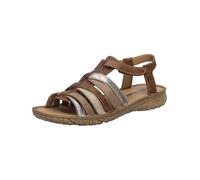Josef Seibel Damen Sandaletten Ivy 02 – Weite G, offen, Strandschuhe – Castagne-Multi 37 EU