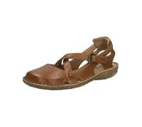 Sandale JOSEF SEIBEL "Rosalie 13", Damen, Gr. 44, braun (cognacfarben), Leder, klassisch, Schuhe, Sommerschuh, Sandalette, Riemchensandale, im Used-Look (41862945-44) cognacfarben
