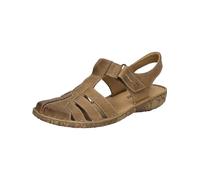 Sandale JOSEF SEIBEL "Rosalie 48" Gr. 38, braun (camelfarben) Damen Schuhe Josef Seibel Sommerschuh, Sandale, Blockabsatz,mit praktischem Klettverschluss (76445010-38)