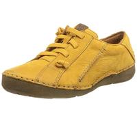 Josef Seibel Damen Schnürhalbschuhe Fergey 87, Frauen sportlicher Schnürer, strassenschuh Sneaker schnürer Derby,Orange(Safran),37 EU / 4 UK