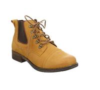 Josef Seibel Damen Schnuerstiefel Sienna 09, Frauen Stiefel,Wechselfußbett, Ladies feminin elegant Women's Women Woman,Safran-Kombi,39 EU / 5.5 UK