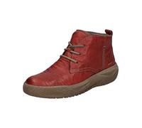 Josef Seibel Damen Schnürstiefeletten Alina 04,Weite G (Normal),Wechselfußbett,halbstiefel,Kurzstiefel,uebergangsschuhe,rot,40 EU